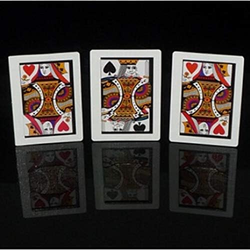 Doowops Automatic 3 картички Monte Magic Tricks K до Q картичка магија