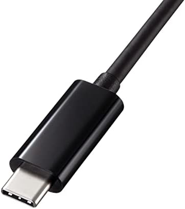 Sanwa Supply USB на 3TCH19RBKN Gigabit LAN адаптер со USB Type-C центар, црно