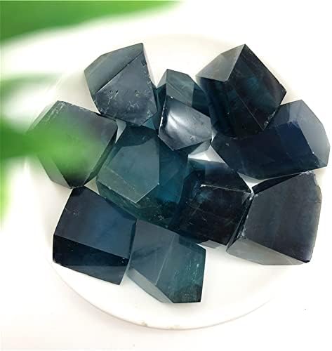 Beflap 1 парче природно сино флуорит слободен облик на кристал неправилен камен убав кристален кристал
