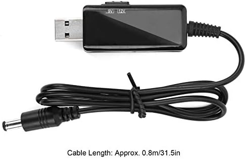 Yaami USB до DC Power Cable, USB до DC адаптер USB на напојувањето за напојување на приклучокот за напојување на кабел за напојување
