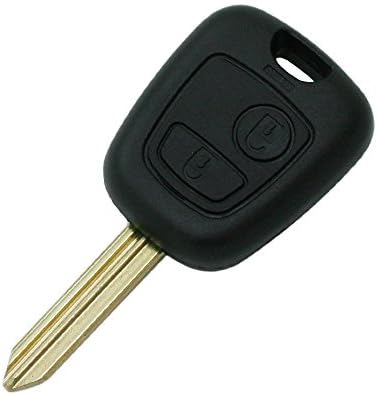Заменска обвивка за замена на Segaden компатибилна со Peugeot Citroen 2 копче без копче за влез, далечински клуч за клучеви FOB PG305NN