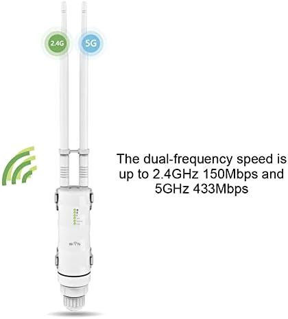 Повторувач на WiFi со долг дострел WiFi 2,4G/5G со двојна фреквенција WiFi предавател со адаптер за висока моќност на безжичен пренос на антена