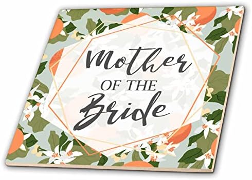3дроза Јана Салак Дизајнира Текстуална Уметност-Мајка на Невестата Нане Цвет Од Портокал-Плочки