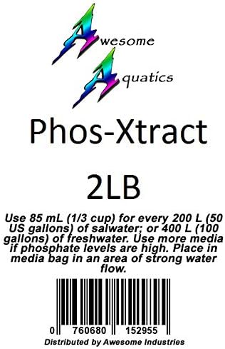 Прекрасна акватика фос-до-масовно отстранување на фосфат Масовно 2 фунти 1,5 л