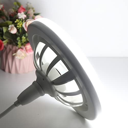 Вентилационен ламба E27 LED светлина 30W таванот вентилатор 3-опрема прилагодлив AC 85V-265V за расадник домашна спална соба кујна