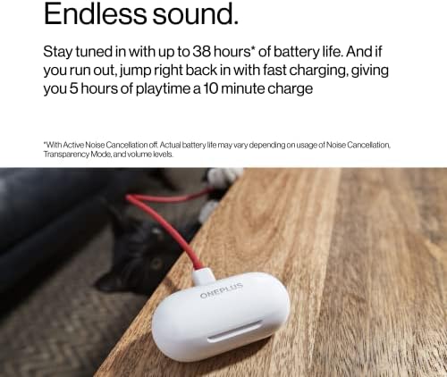 OnePlus Buds Z2 Вистински Безжични Слушалки За Слушалки-Контрола На Допир Со Куќиште За Полнење,Активно Откажување На Бучавата, Ip55 Водоотпорни