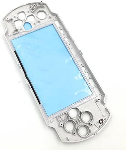Замена на предната обвивка на обвивката за обвивка за обвивка за замена на Sony PSP 3000 PSP3000 сребро