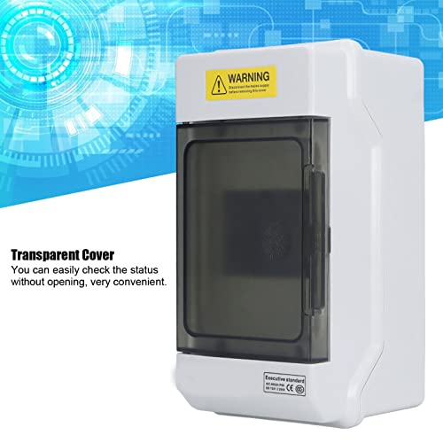 Кутија за заштита на дистрибуција, 8.07 x 4,13 x 3,94in IP66 водоотпорен транспарентен капак Електричен прекинувач за прекинувач