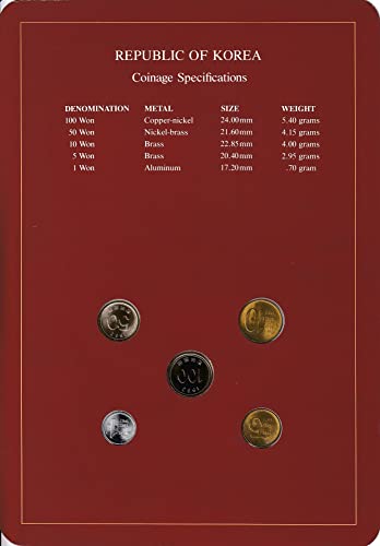 1982 Кореја Ковање Циркулирачки Комеморативна Монета Освои Продавачот Нециркулирани