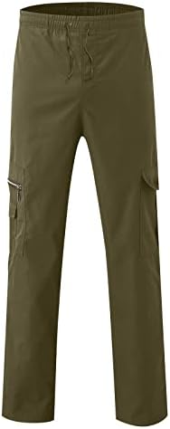 Менски скијачки панталони Снежни панталони за мажи кои влечат повеќе џебни обични панталони за пешачење панталони памучни панталони