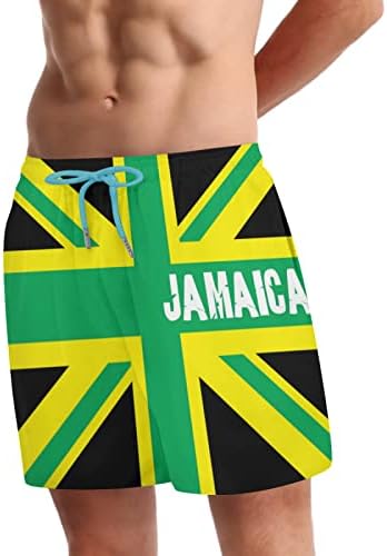 Bugkhd Jamaica Jamaican Kingdom Flag Manigms Monims Summer Sharts Surts, атлетски стебла