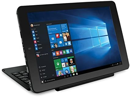 RCA CAMBIO 10.1 2-во-1 таблет 32 GB Intel Quad Core Windows 10 Laptop Laptop Laptop Computer со Bluetooth и WiFi