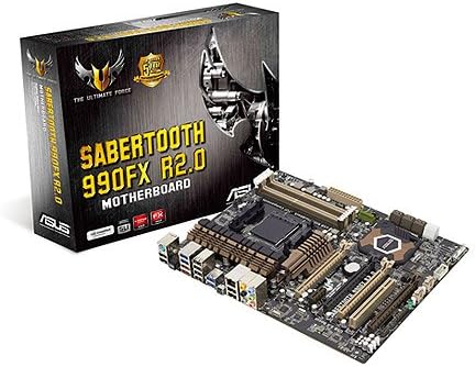 ASUS TUF SABERTOOTH 990FX R2. 0 Приклучок AM3+ DDR3 SATA 6Gb/s USB 3.0 AMD 990FX ATX Матична Плоча