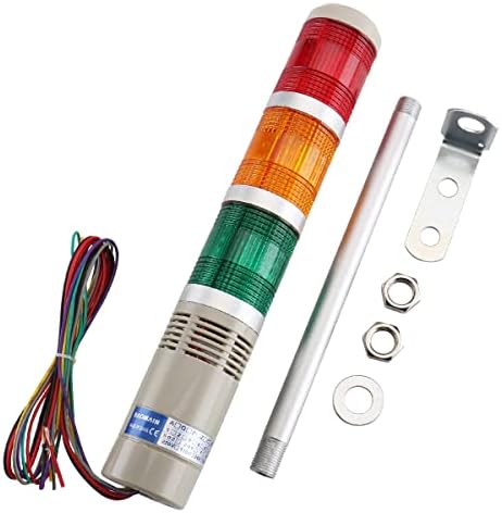 Baomain Industrial сигнал светлосна колона LED аларм за аларм, индикатор за светло на светлина, светло за светло, светло светло,