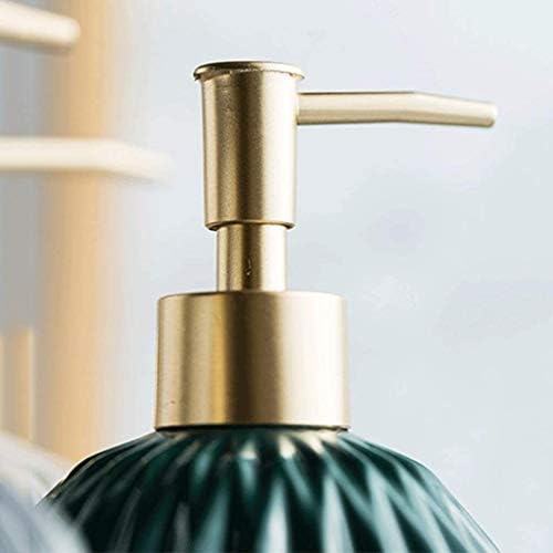 Yhbm countertop soap диспензери Сферичен керамички сапун диспензер пластична пумпа за глава за полнење течен сапун пумпа за пумпа за пумпа за бања