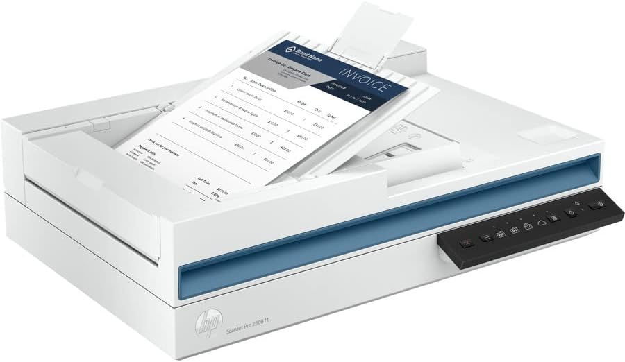 HP Scanjet Pro 2600 F1, брзо двострано скенирање и автоматско фидер за документи