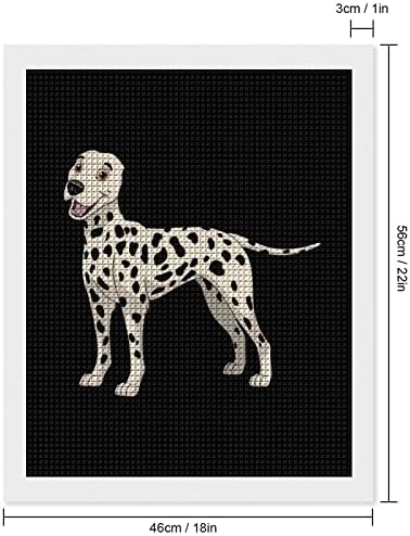 Смешно далматинско куче дијамантски комплет за сликање уметност слики DIY целосна вежба Домашни додатоци Возрасни подароци за домашен