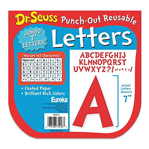 Непознат Еурека Д -р Сеус 7 „Излепете букви, црвени, 143 парчиња