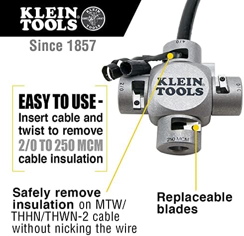 Алатки за намалување на кабелот и алатки за Klein 21051 Голем лента за кабел