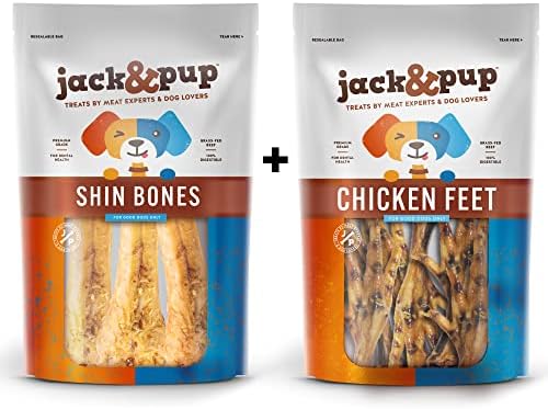 Пакет Jackек и кученце - 11 Shin Bone + Chicken Feet | 11 Shin Bone | Пилешки нозе