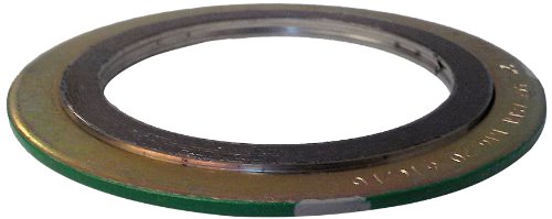 Sur-Seal, Inc. TEADIT 90001500316GR2500 Зелен опсег со сива лента 316LSS/графитна заптивка на спирални рани, -150 до 842 степени