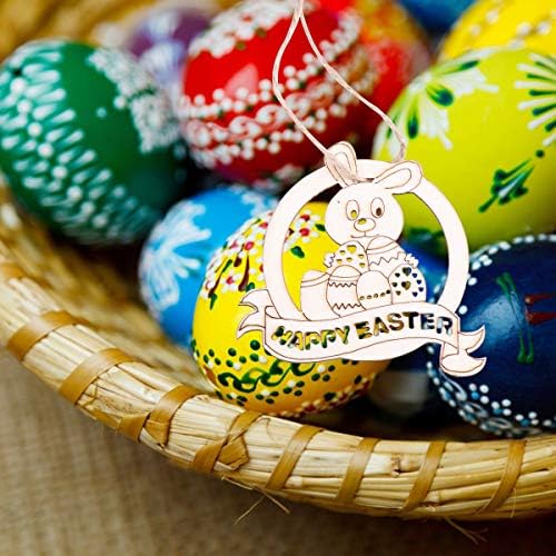 Kesyoo 10 парчиња сликарство јајце DIY велигденски декор цврсто јајце за деца занаетчиски занаетчиски занаетчиски