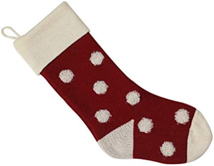 АБООФАН 1 ПКС Божиќно порибување на Божиќни чорапки, присутен торба за бранови, точки чорапи за бонбони, забава за забава