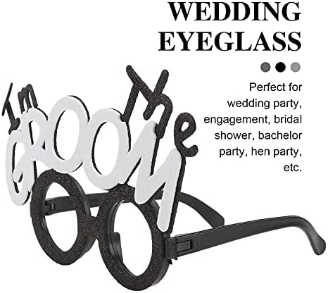 Зетот Фото штанд реквизити Забавни очила за сонце Свадба кокошка забава невестински туш очила Фенси фустан реквизити за декор за славење