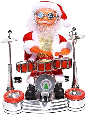 ZSYXM забава за украси за играчки за Божиќ Дедо Мраз играчки танцувајќи пеење Дедо Мраз Електричен музички кукла играчка играчка