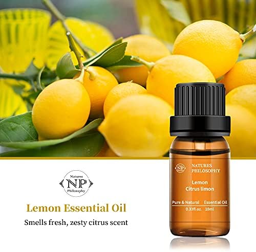 3 пакуваат есенцијално масло од лимон природно и чисто органско масло за ароматерапија за нега на кожата, бања, коса, масажа -