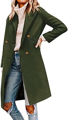 Womenените зимски палто Lapel јака со долг ракав кожен јакна од кожна јакна за задебелување, јакна од овци, жени јакна со џебови
