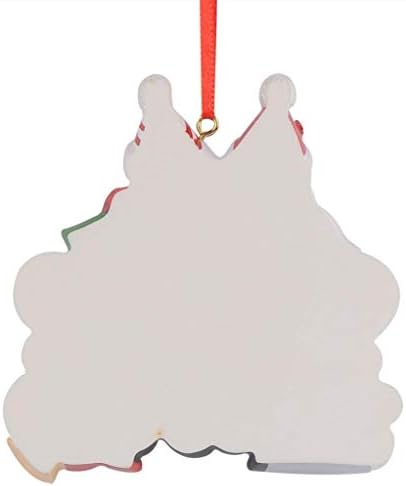 Персонализирано лопање снежно семејство од 4 Божиќен украс - Семејство од четири украси за снежници - Декорација на елка на елка од полирезин