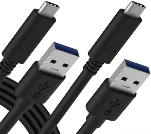 [2-Пакет] CBUS 6ft USB-C Кабел, БРЗО Полнење USB - C ДО USB 3.0 Кабел За Податоци 3A ЗА CAT S48c, S22 Flip, S62/Pro, Kyocera DuraSport 5G, Duraforce