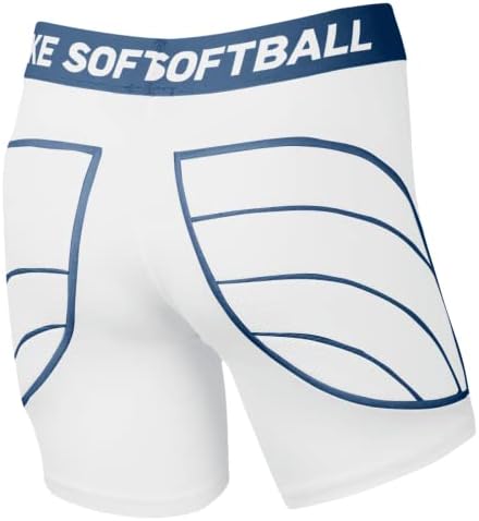 Шорцеви за компресија на лизгачот на Softball на Nike Girl-Fit Softball