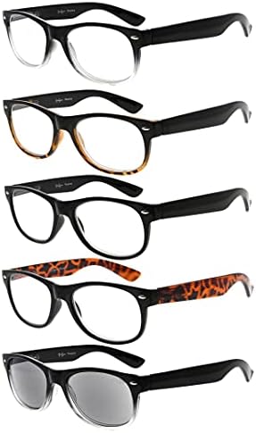 Очила Заштедете 10% На Комплет 5 Пакети Класични Очила За Читање За Мажи и 5 Пакети Гроздобер Читатели +1.25