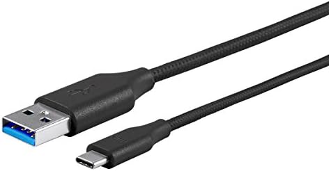 Моноприс Палета Серија 3.0 ПЛЕТЕНКА USB-C ДО USB Брзо Полнење &засилувач; Кабел За Пренос На Податоци-0.5 ft-Црна | 5Gbps, 3A На
