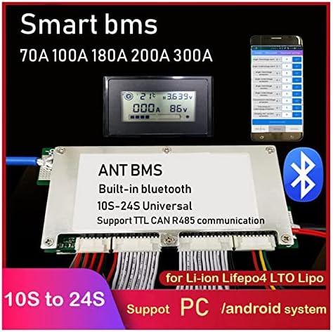 BMS Equalizer Balancer 10S - 24S Smart BMS 100A 200A 300A 450A литиум за заштита на батеријата W биланс LifePo4 Li -Ion 16S 48V 60V 72V