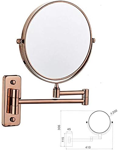 Шауни Продолжувајќи го козметичкото бричење на бањата, козметичко сочинување на огледало- 3x/1x зголемување за бања и спална соба со дупчење