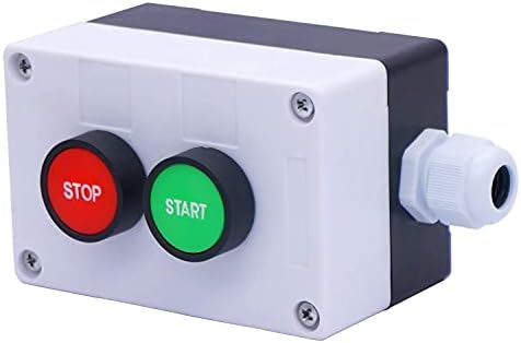 Nunomo AC 660V 10A Моментен старт/стоп Црвено зелено знак Не е прекинувач за копче на NC Push