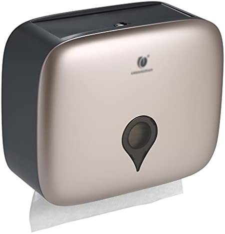Tission Box Wallид монтиран диспензерот за ткиво за распрскувач на рачни крпи без дупчење без дупчење висино тоалетен држач за хартија хотел организатор на бања