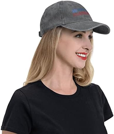 Дено американско знаме Блажена вера Бејзбол капа за бејзбол манс, голф капи, прилагодливи женски каубојски капи.