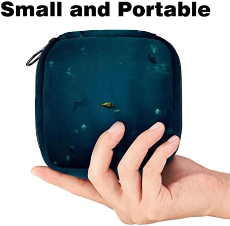 Санитарна торба за складирање на салфетка, торбичка за подлога, торбичка за подлога, мала торба за шминка, риба