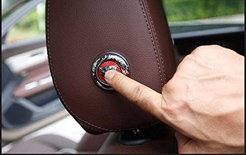 Прекинувач за предно седиште за автомобил за прилагодување на копчето Jaguar Cover Decal Amblem Amblem Trim Decorative For Jaguar