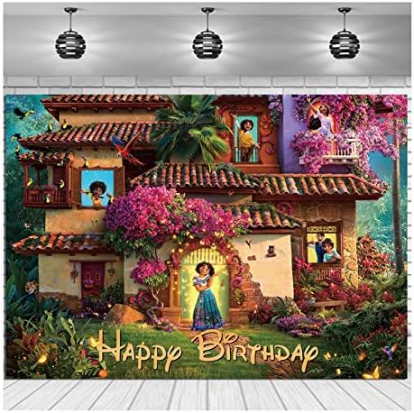 Дит Магија Цртан Филм Фотографија Позадина Среќен Роденден Фото Позадини За Принцеза Роденден Банер Торта Маса 5х3фт