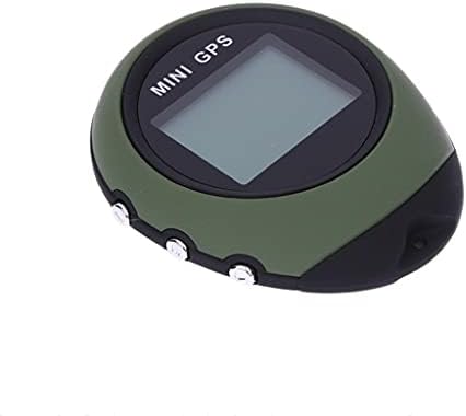 SLNFXC Mini GPS Tracker Locator Пронаоѓач на приемник за навигација со рачен USB -полнење со електронски компас за патување