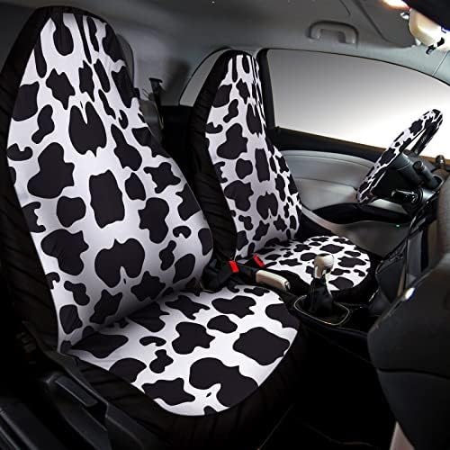 26 парчиња додатоци за печатење на крави автомобили крави шема на автомобили за седишта за автомобили целосен сет симпатичен управувач