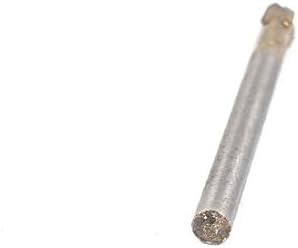 X-gree 5 mm тркалезна дупка за вежбање 6мм со врвот на стаклени плочки со керамички сечење бит 10 парчиња (5мм ronda vástago