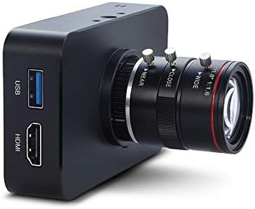 MOKOSE 12mp HDMI Камера 1080P USB HD Стриминг Настава Веб Камера, Снимање 4K@30fps Индустрија C/CS-Монтирање Камера со 6-12mm Без Изобличување