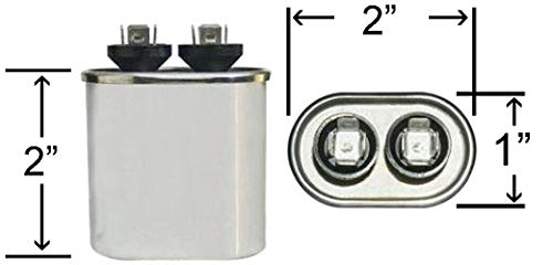 Климак овален кондензатор-одговара на Yorkујорк 024-20046-000 S1-02420046000 | 10 UF MFD 370/440 Volt Vac
