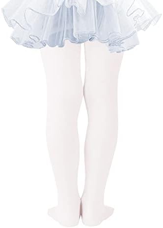 Thmevok балетски хулахопки за девојки Ултра меки танцувачки хулахопки еластични нозе хулахопки за девојчиња за мали деца топли чорапи